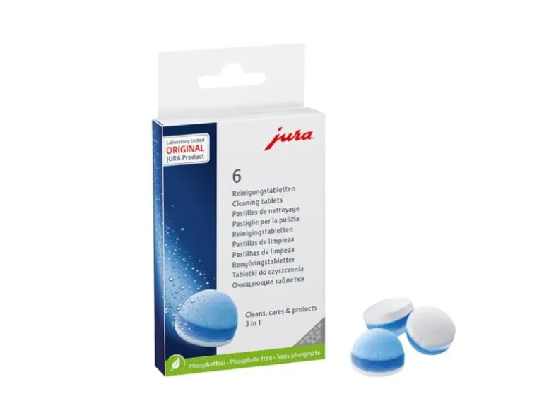 JURA 3-Phasen-Reinigungstabletten 6 Stück