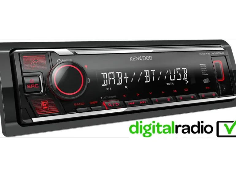 Kenwood Autoradio KMM-BT408DAB, 1 DIN