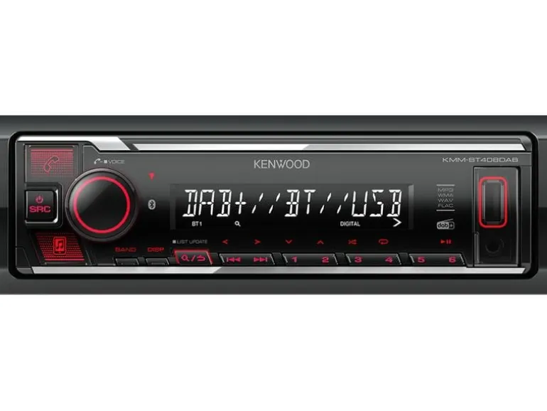 Kenwood Autoradio KMM-BT408DAB, 1 DIN
