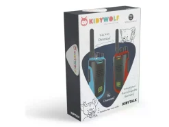 Kidywolf Walkie-Talkies mit Taschenlampe blau/rot