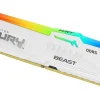 Kingston DDR5-RAM FURY Beast Weiss RGB 6000 MHz 2x 16 GB