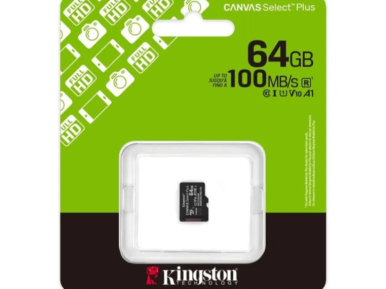 Kingston microSDXC-Karte Canvas Select Plus Gen3 64 GB