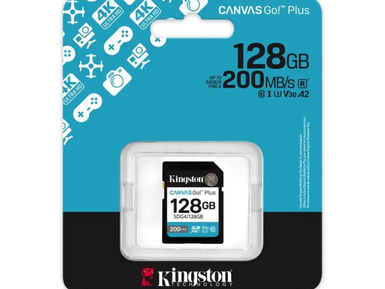 Kingston SDXC-Karte Canvas Go! Plus 128 GB