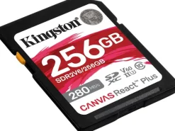 Kingston SDXC-Karte Canvas React Plus V60 256 GB