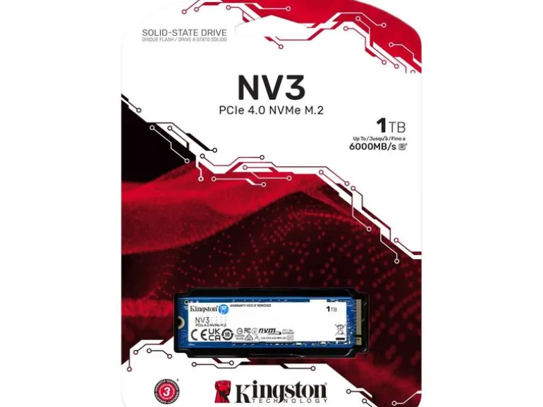 Kingston SSD NV3 M.2 2280 NVMe 1024 GB