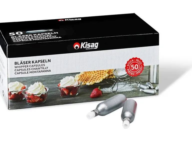Kisag Kapseln für Rahmbläser 50 Stück