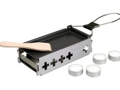 Kisag Teelicht-Raclette Candle light to go Silber