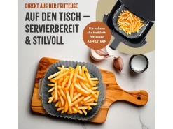 KitchBo Silikonform 20 x 20 x 6.3 cm, Schwarz / Grau