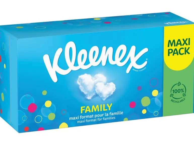 Kleenex Taschentücher Family Box 128 Stück