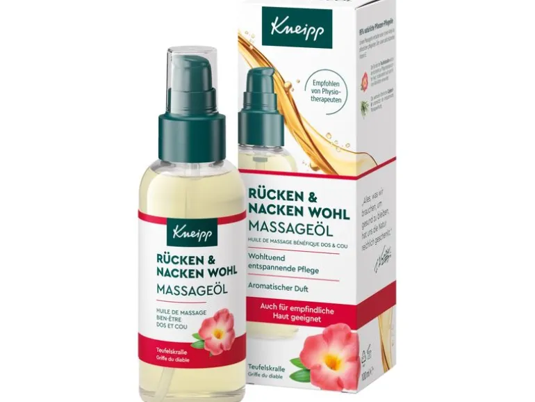 Kneipp Massageöl Rücken und Nacken Wohl 100 ml