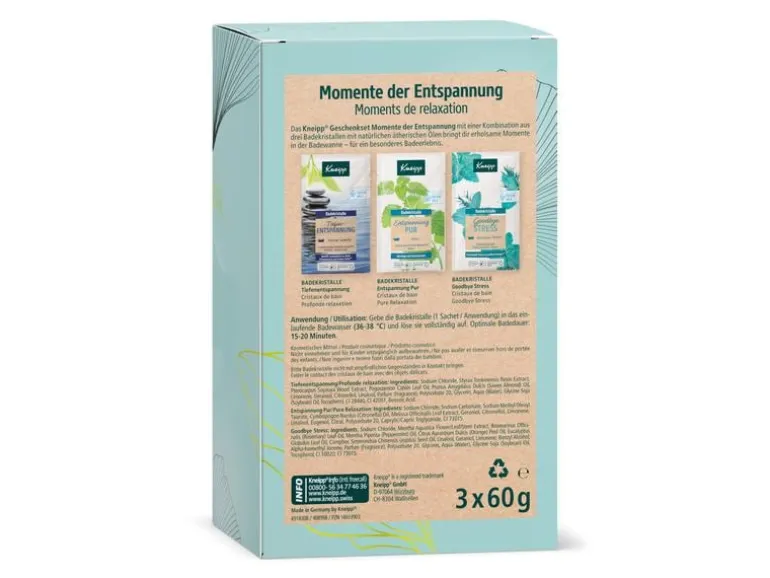 Kneipp Momente der Entspannung 3x 60g