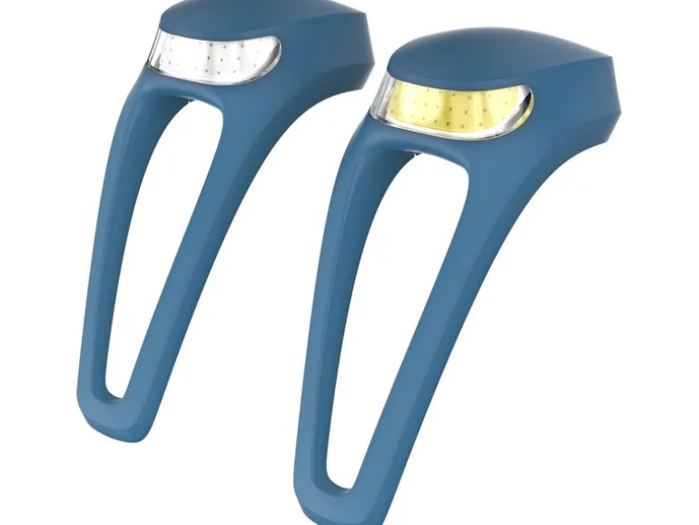 knog. Lichtset Frog V3 Denim Blue