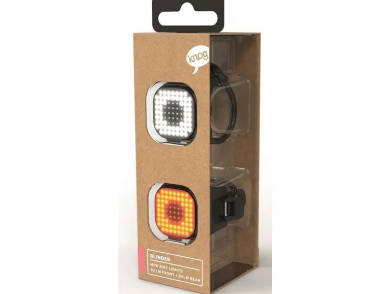 knog. Velolampe Blinder Mini Square Lichtset