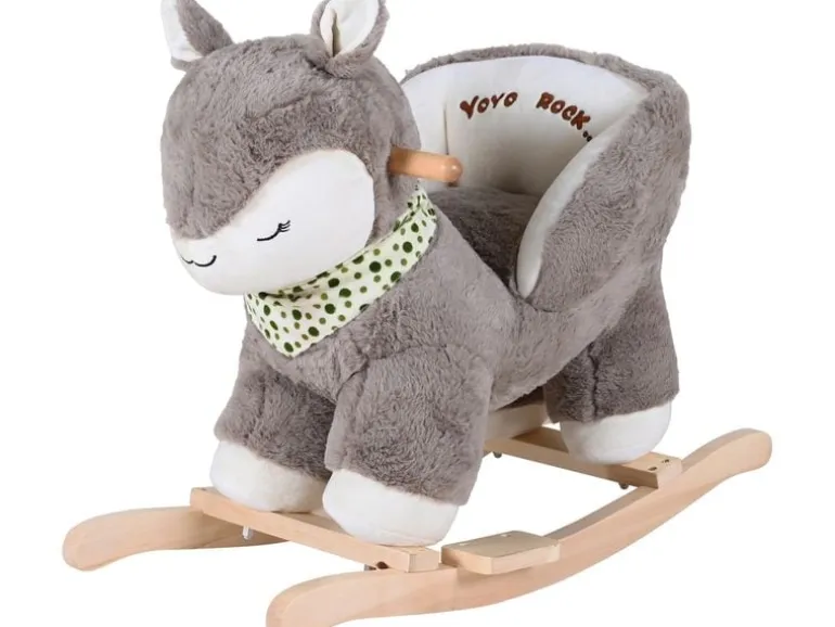 Knorrtoys Schaukeltier Reh Braun/Beige