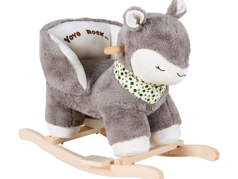 Knorrtoys Schaukeltier Reh Braun/Beige