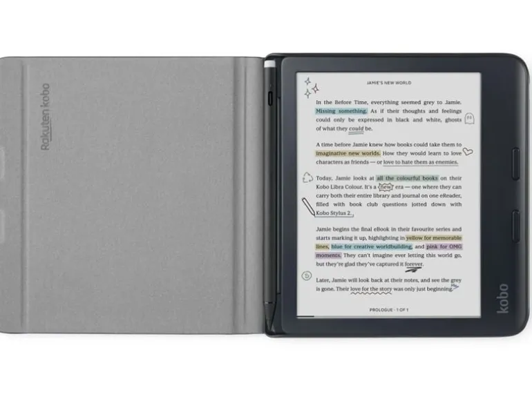 Kobo eReader Schutzhülle Tasche Libra Colour Black
