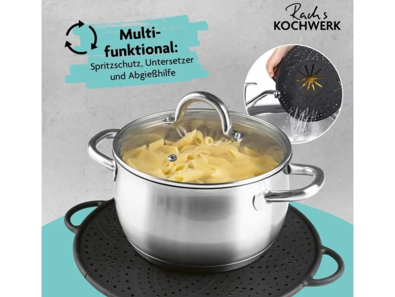 Kochwerk Spritzschutzdeckel 30 cm, Schwarz