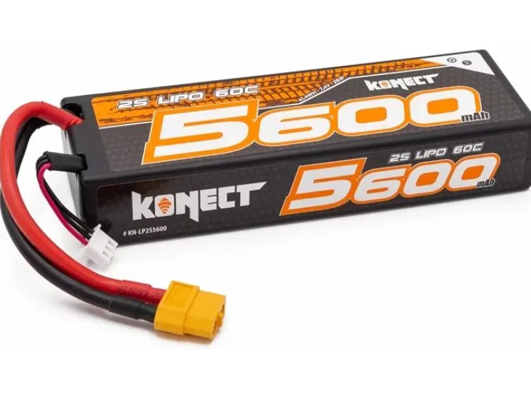 Konect RC-Akku Lipo 5600 mAh 7.4 V 60C (Slim Pack XT60)