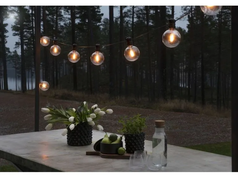 Konstsmide Lichterkette Basis-Set 2394, 10 LEDs, Transparent