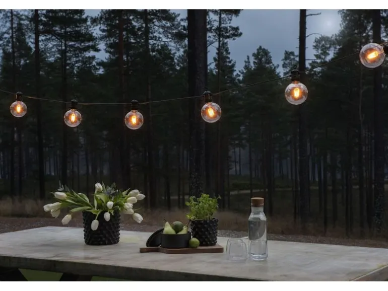Konstsmide Lichterkette Basis-Set 2394, 10 LEDs, Transparent