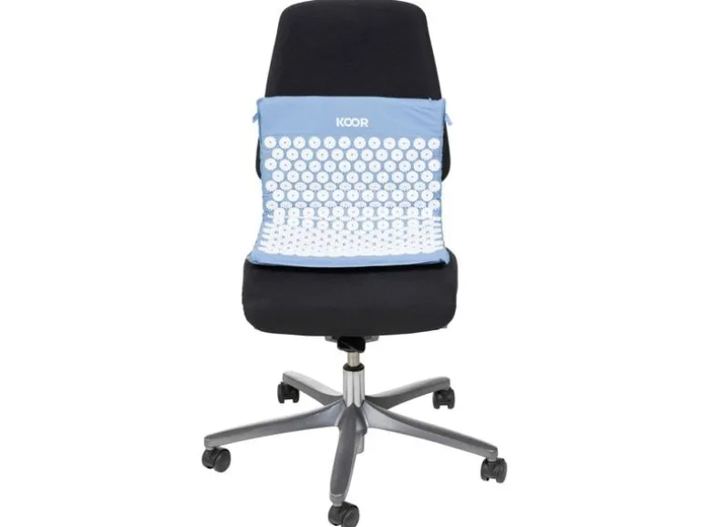 KOOR Akupressurmatte mit Kissen Blau/Weiss