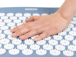 KOOR Akupressurmatte mit Kissen Blau/Weiss