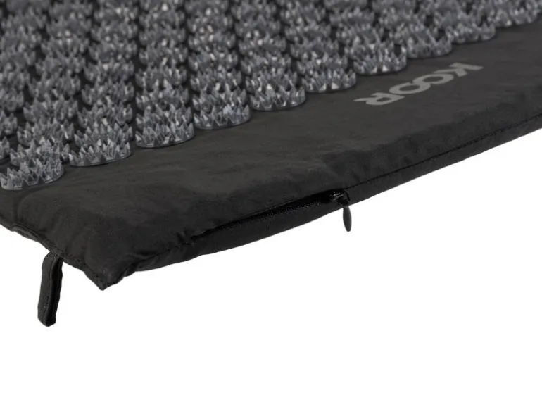 KOOR Akupressurmatte mit Kissen Schwarz