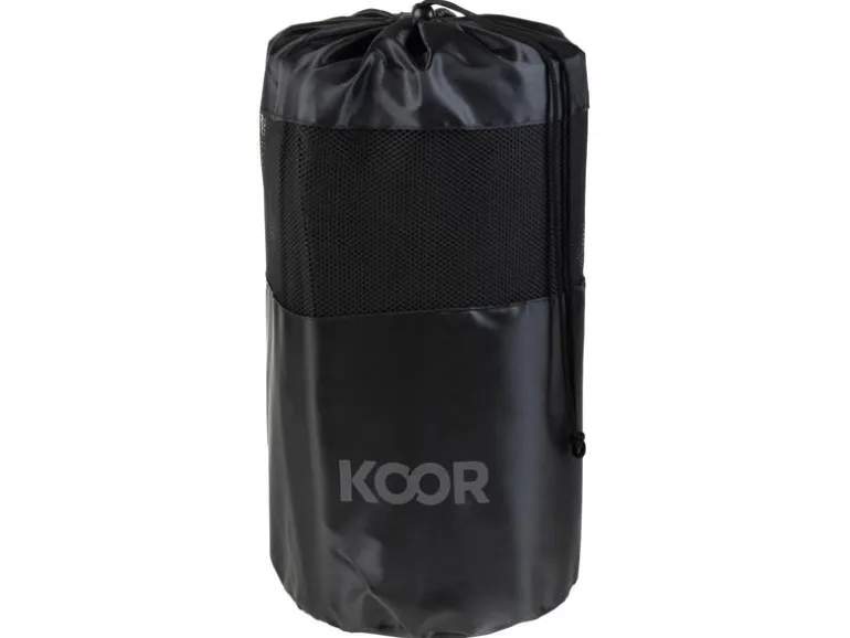 KOOR Akupressurmatte mit Kissen Schwarz
