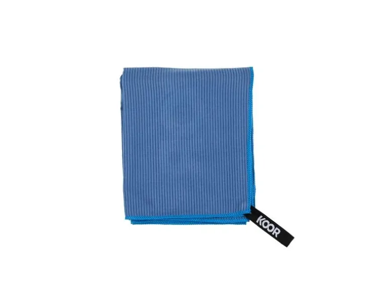 KOOR Badetuch Silva Onda Blu L 80 x 130 cm