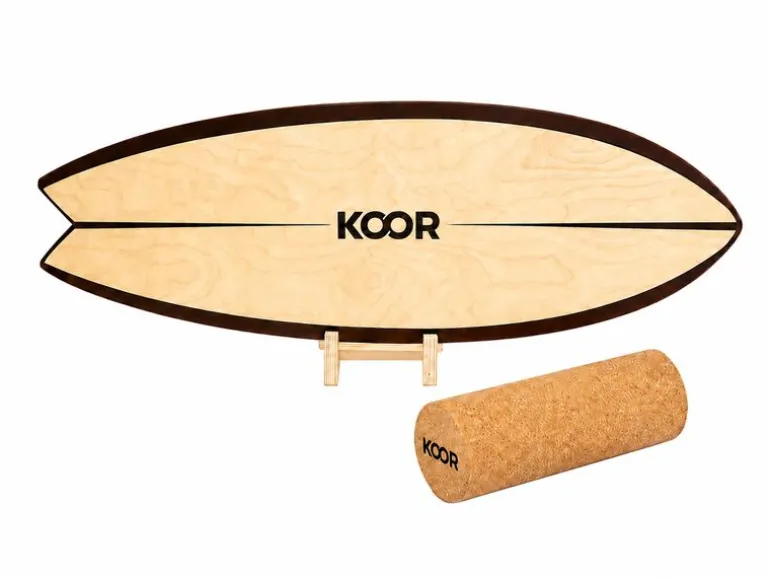 KOOR Balance Board mit Korkrolle