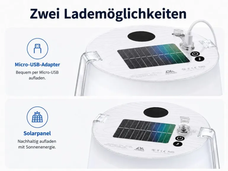 KOOR Campinglampe Lumora LED, RGB, Speakerfunktion