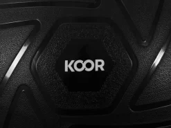 KOOR Gymnastikball 65 cm, Schwarz