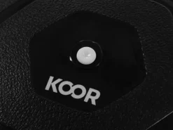 KOOR Gymnastikball 75 cm, Schwarz