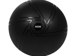 KOOR Gymnastikball 75 cm, Schwarz