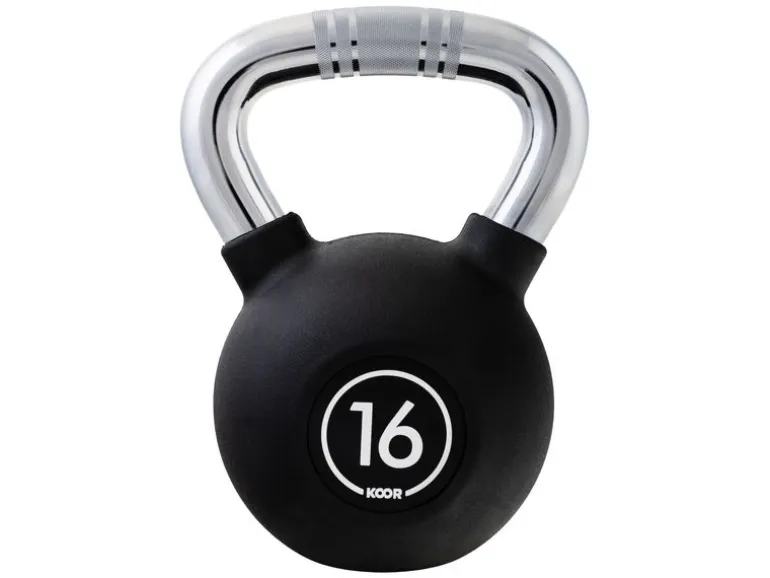 KOOR Kettlebell 16 kg, Schwarz