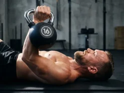 KOOR Kettlebell 16 kg, Schwarz