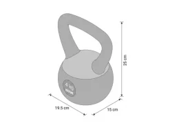 KOOR Kettlebell Paalla Soft, 4 kg