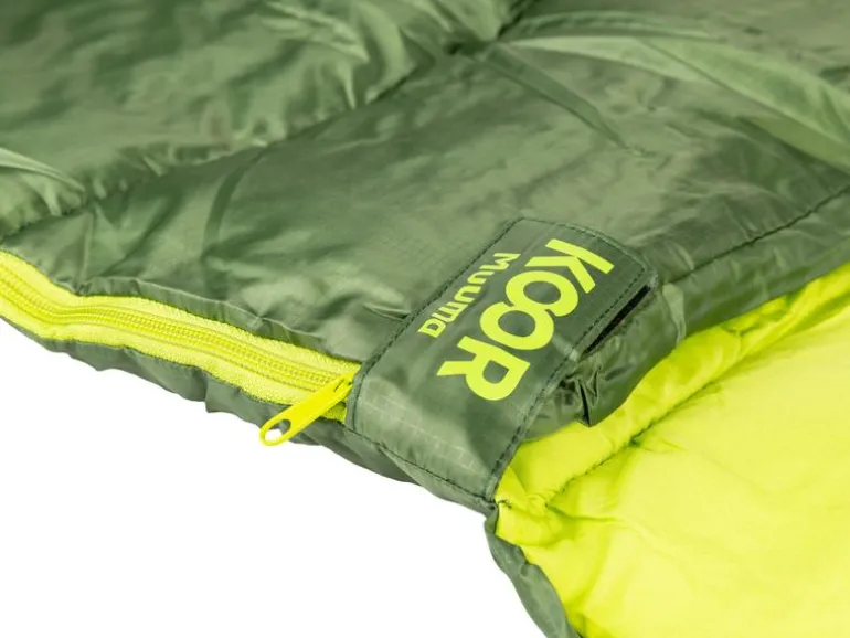 KOOR Kinderschlafsack Muuma Grün 65 x 130 cm