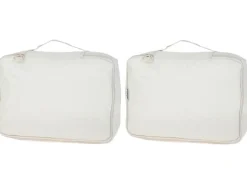 KOOR Kleiderbeutel Reesa, Grösse S, 2er-Pack, Beige