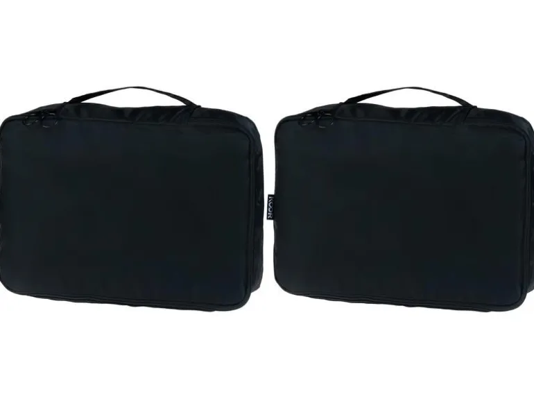 KOOR Kleiderbeutel Reesa, Grösse S, 2er-Pack, Schwarz