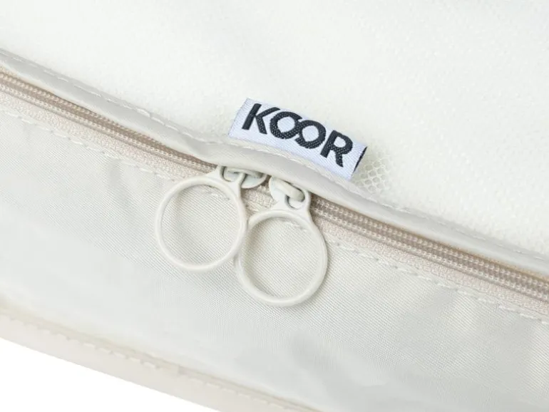 KOOR Kleiderbeutel Reesa, Grösse L, 2er-Pack, Beige