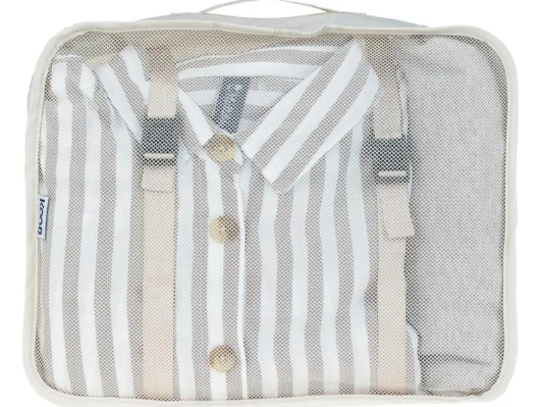 KOOR Kleiderbeutel Reesa, Grösse L, 2er-Pack, Beige