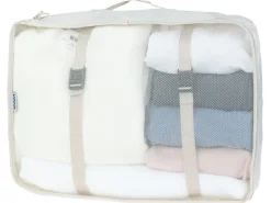 KOOR Kleiderbeutel Reesa, Grösse XL, 2er-Pack, Beige