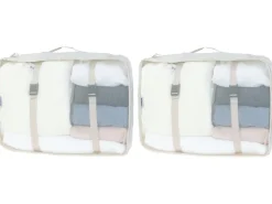 KOOR Kleiderbeutel Reesa, Grösse XL, 2er-Pack, Beige