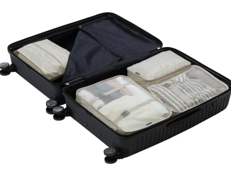 KOOR Kleiderbeutel Set Reesa, 4-teilig, Beige