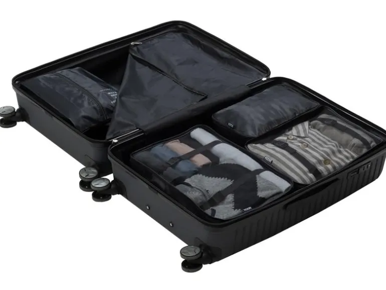 KOOR Kleiderbeutel Set Reesa, 4-teilig, Schwarz