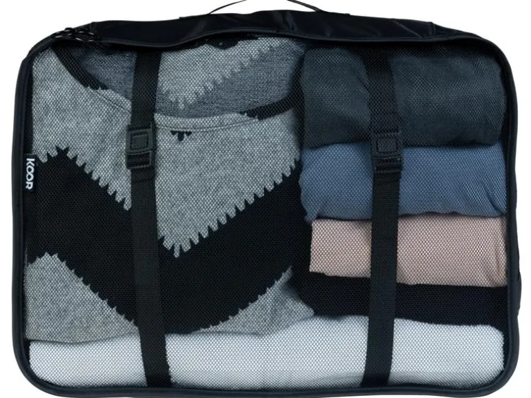 KOOR Kleiderbeutel Set Reesa, 4-teilig, Schwarz