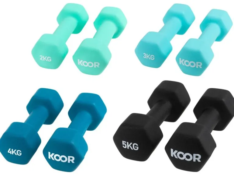KOOR Kurzhantel-Set Heavy 4 Paar