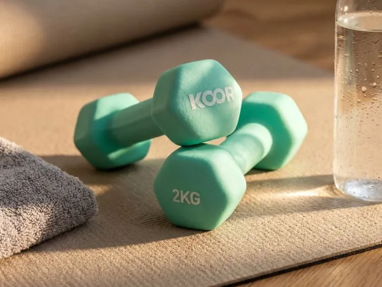 KOOR Kurzhantel-Set 2 kg, Mint