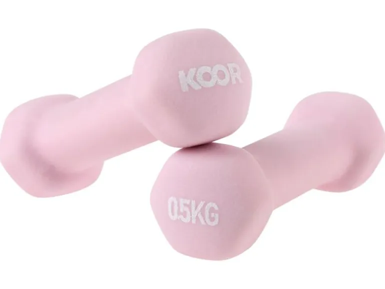 KOOR Kurzhantel-Set Light 4 Paar